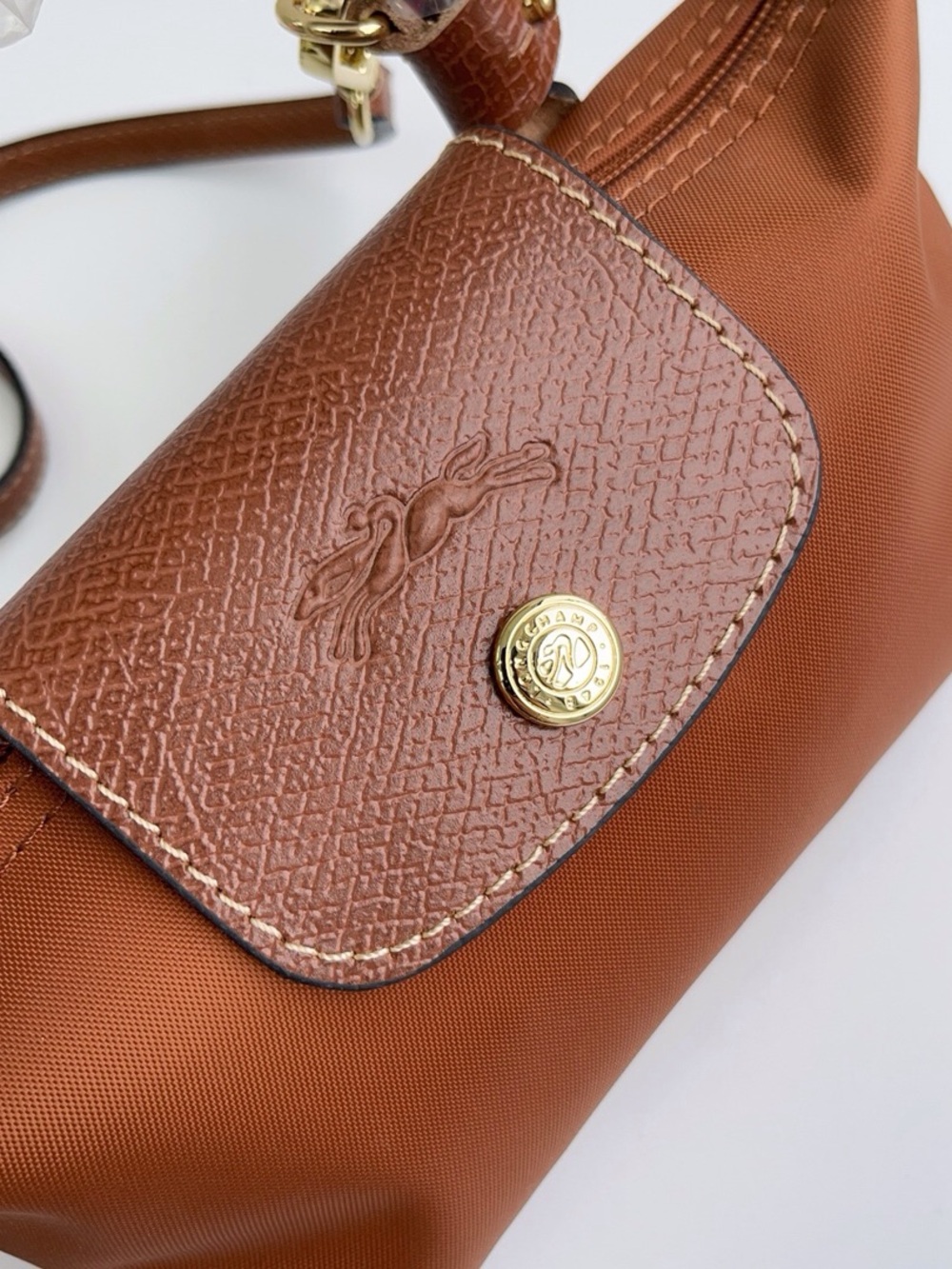 🥒Longchamp Brown Mini Crossbody Bag - Picture 5 of 9